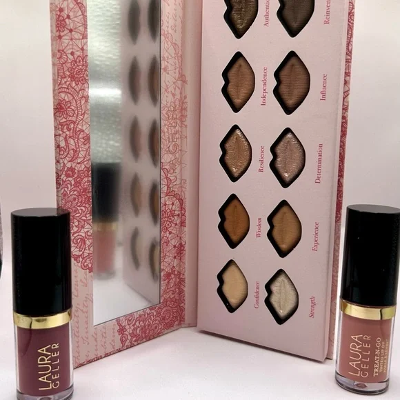 Laura Geller Baked Kisses ~ 10 Eyeshadows ~ Victory Lap ~ First Place ~ Lip Oils - Picture 3 of 5